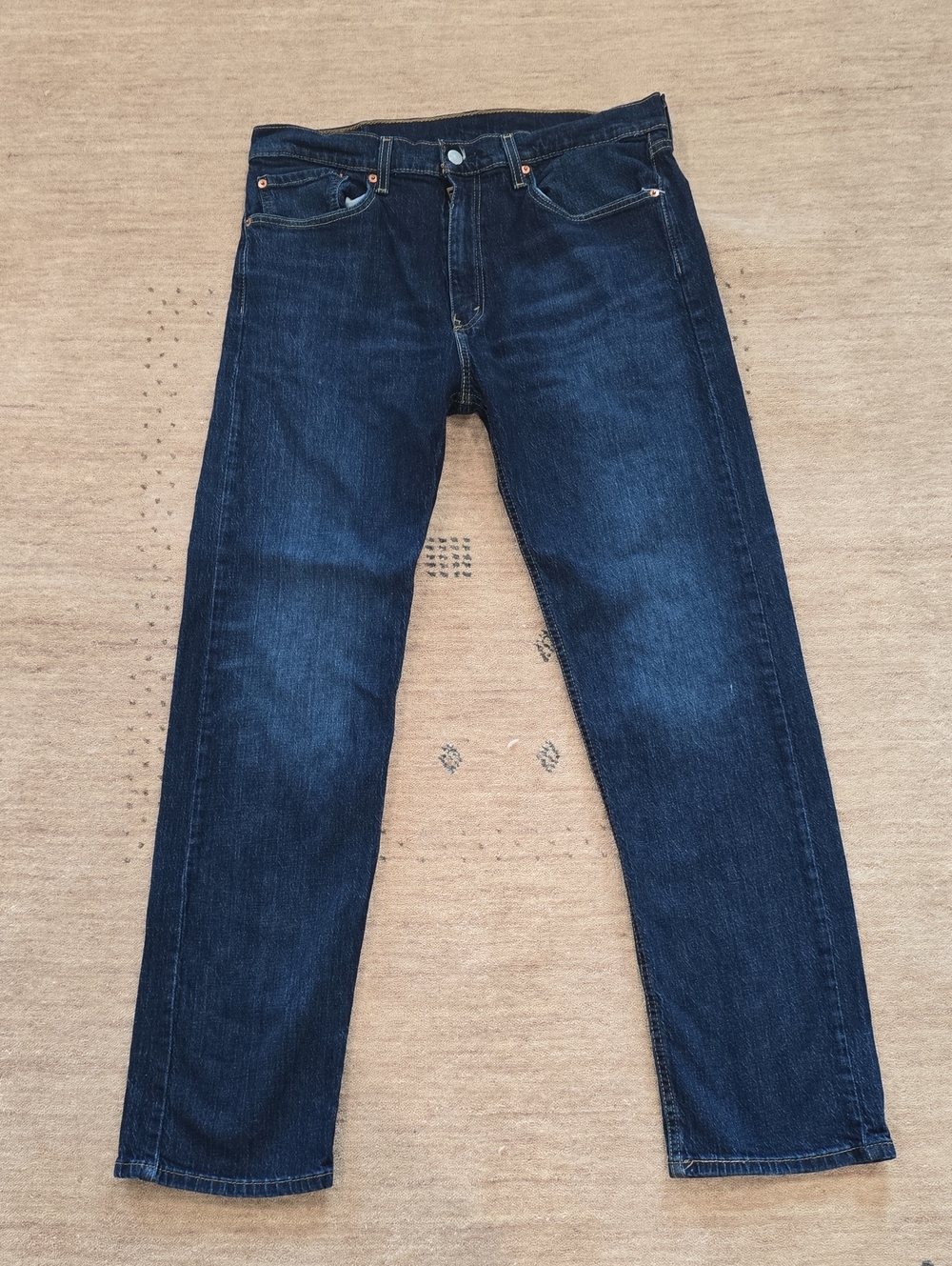 Levi's Men’s Dark Blue Straight Jeans